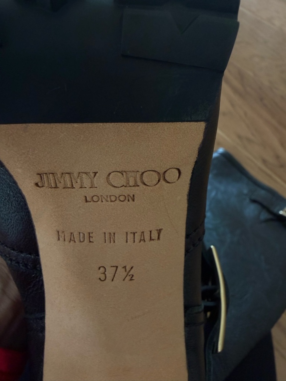 Jimmy Choo Black Moto Boots. Excellent Condition. Size 7.5 - Picture 8 of 10